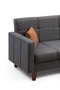 Atelier Del Sofa Polya - Sofá cama esquinero Gris oscuro